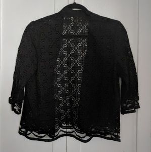 Mason Black Lace Blazer